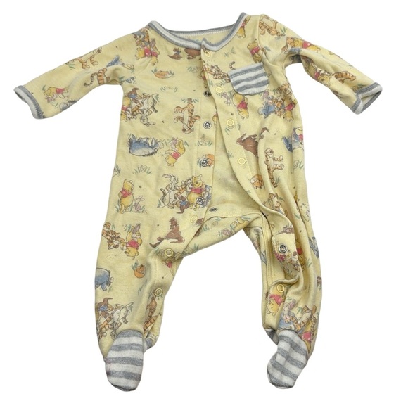 Disney Baby Wishes & Dreams Winnie the Pooh Footed Sleep N Play +Elephant Onesie - Picture 2 of 6